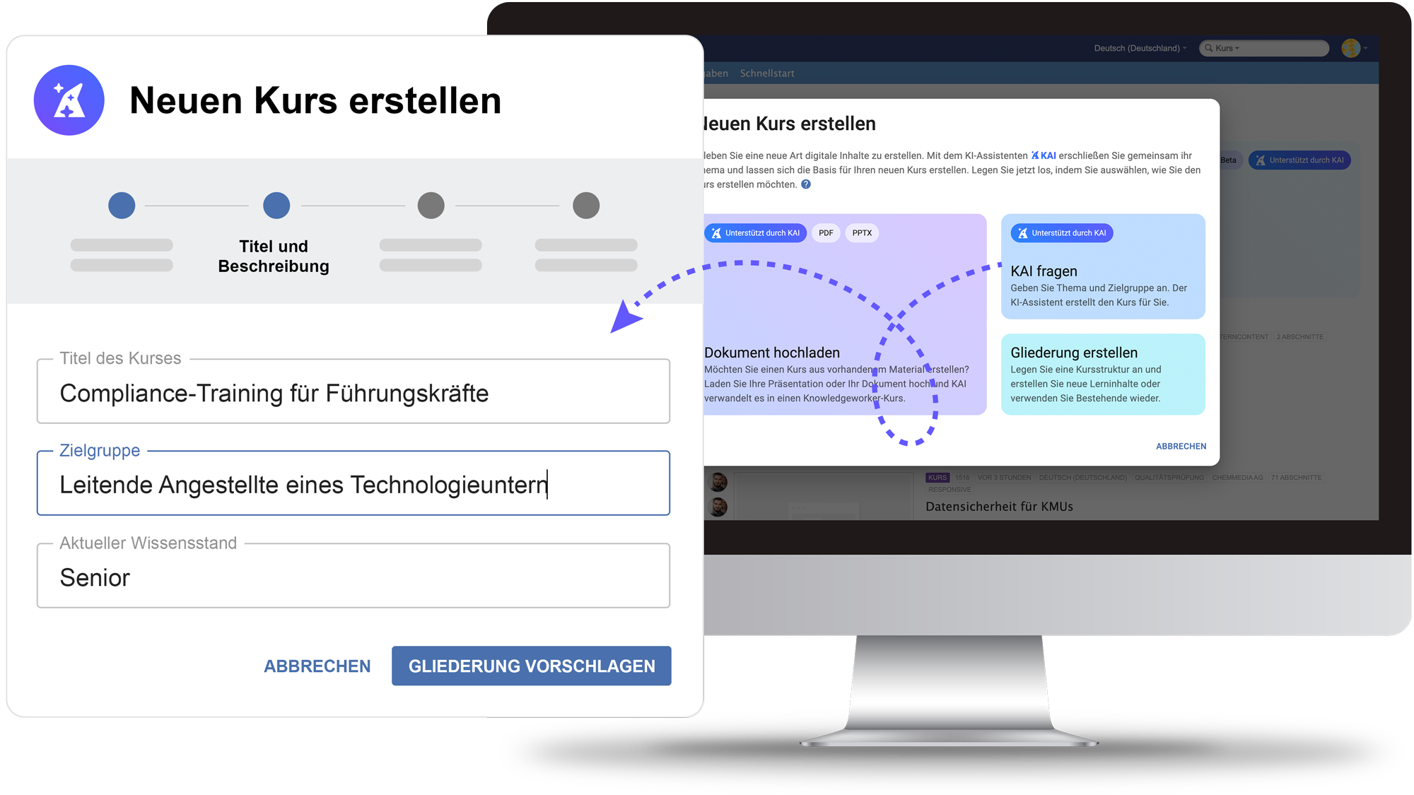 Preview Autorentool Knowledgeworker Create mit integrierter KI